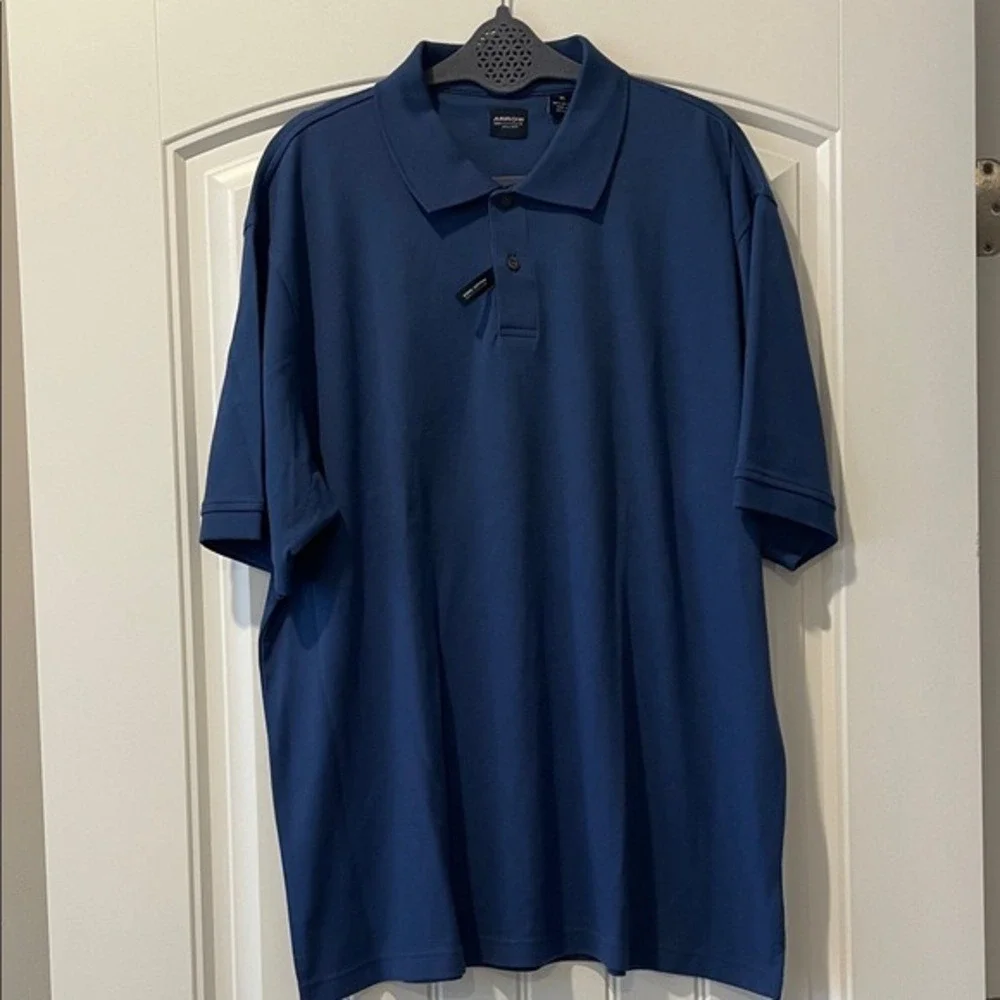 Arrow Classic Navy Polo Shirt‎ XL NWT